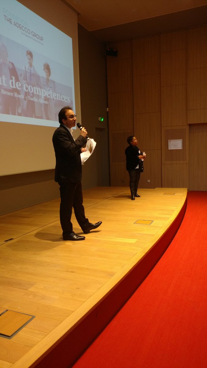 Présentation du Mécénat de Compétences de la <a href="/FondationAdecco/">FondationAdeccoGroup</a> <a href="/AdeccoGroupFR/">The Adecco Group FR</a> avec <a href="/brucetwitty/">Bruce Roch</a> et <a href="/NadiaAltius/">Nadia ALTIUS</a> lors de la Convention de lancement Alpha, Vega, Alto