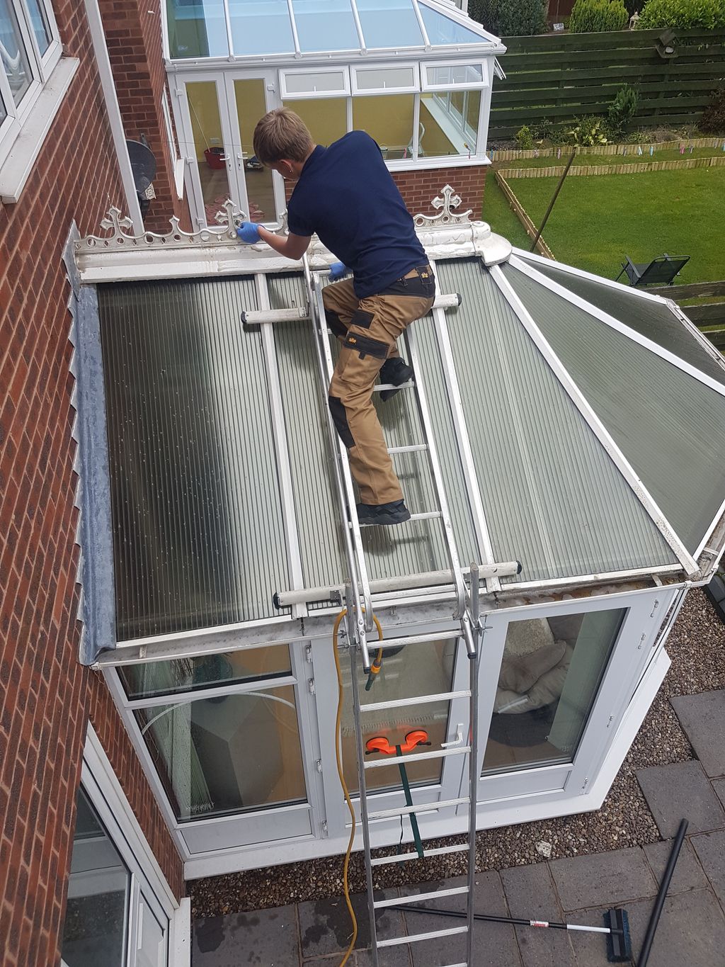 Conservatory roof ladder outlet