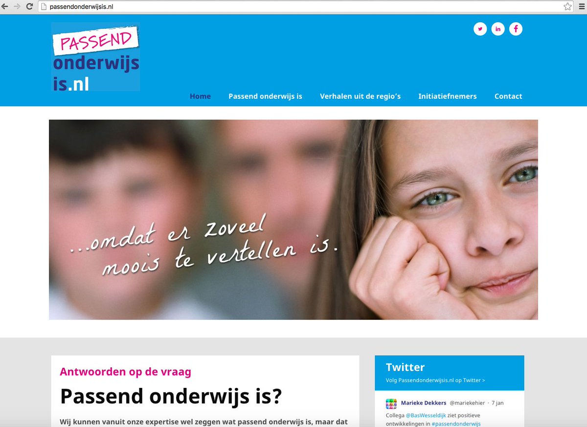 #trots <a href="/passendonderwis/">passendonderwijsis</a> #website krijgt steeds meer vorm #passendonderwijsis.nl