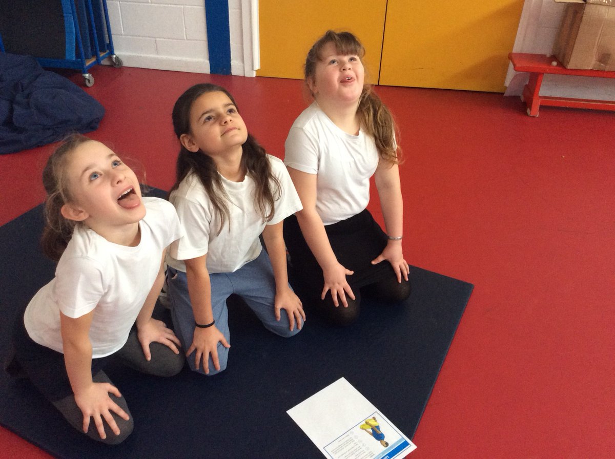 stgac_10's tweet photo. We have been exploring yoga so far this term in P.E. This week we have looked at creating our own sequences and peer critique to improve #takeayogalesson https://t.co/hTCfAgLlWj