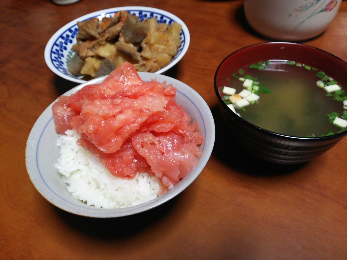 ばるぱんさー در توییتر アカマンボウ丼完成