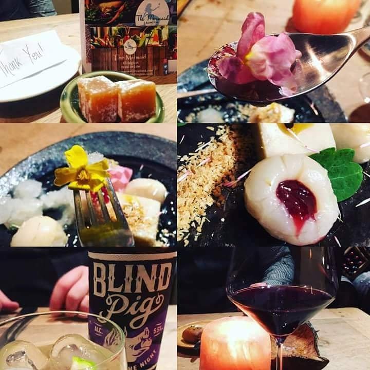 TheMermaidE's tweet photo. We hope you're all enjoying #Veganuary so far, It can be tricky adjusting &amp; we're sure you've been working hard 🌿So why not treat yourself this weekend to our entirely Vegan menu, our drinks list is also speckled with the trusty V symbol so you can dine out with confidence 🌱🍷 https://t.co/Pc9tzFioOo