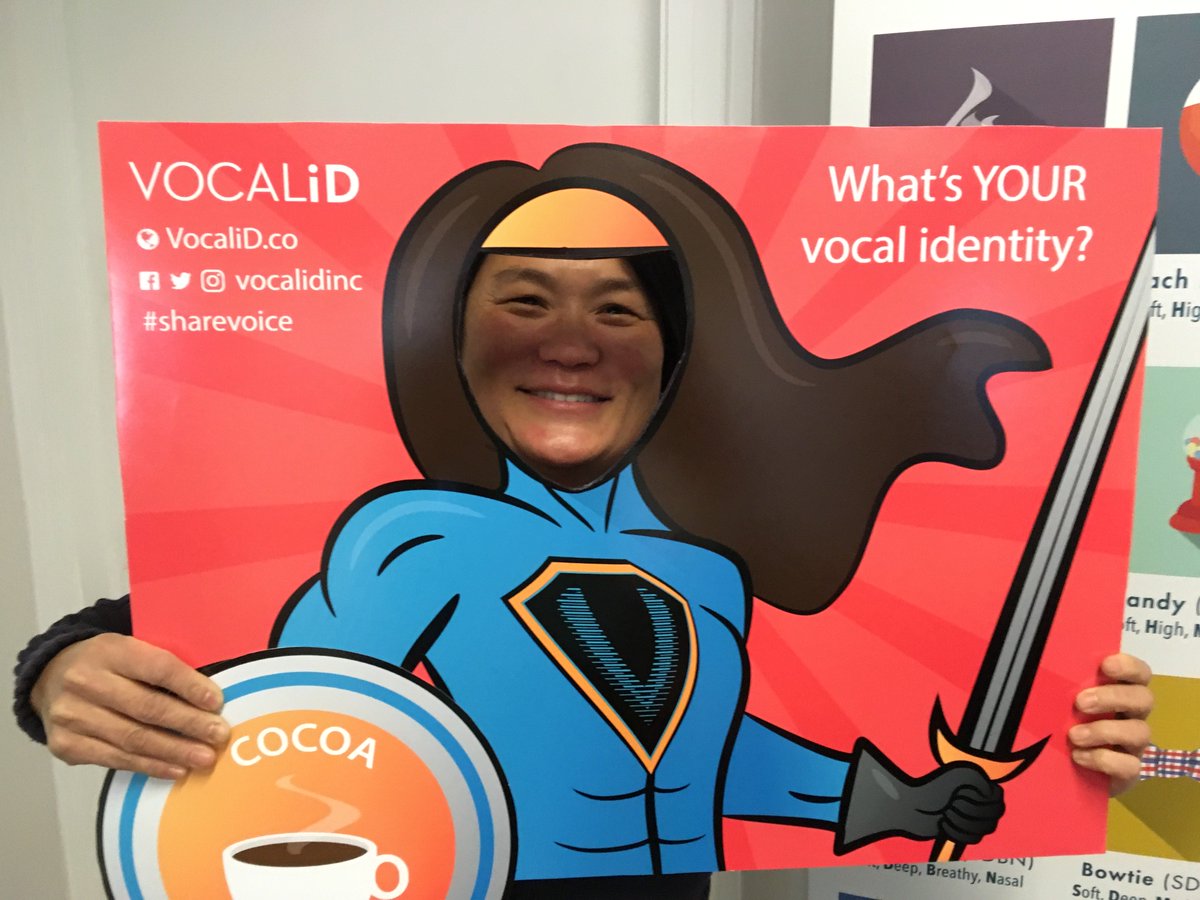 VocaliDinc's tweet image. Last day to find out what YOUR #voicetype is. Come by booth 50332 @NSFSBIR  and find out then shout it out to the world #MyVocaliD.  vocalid.co/type  #IoT #VoiceTechnology #CES2018