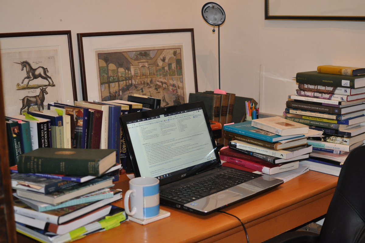 BryonyCoombs's tweet photo. Argh..In finding footnotes, I have lost my desk.....
#timetotidy #whereisthatBritishLibrarybook? https://t.co/FIAV0FNso3