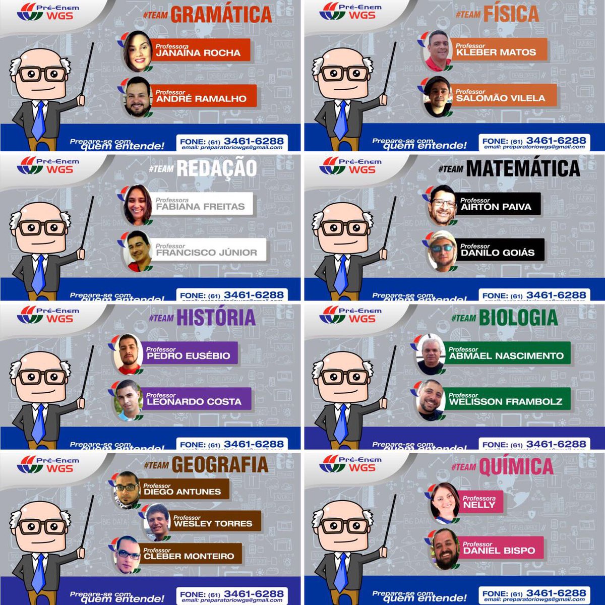 PreparatorioWGS's tweet photo. Bom dia!!! Já estamos disponíveis para melhor atende-los. Venham nos fazer uma visita. Temos a melhor equipe de professores📕📗📘📙📚 https://t.co/EZnGtEwdXY
