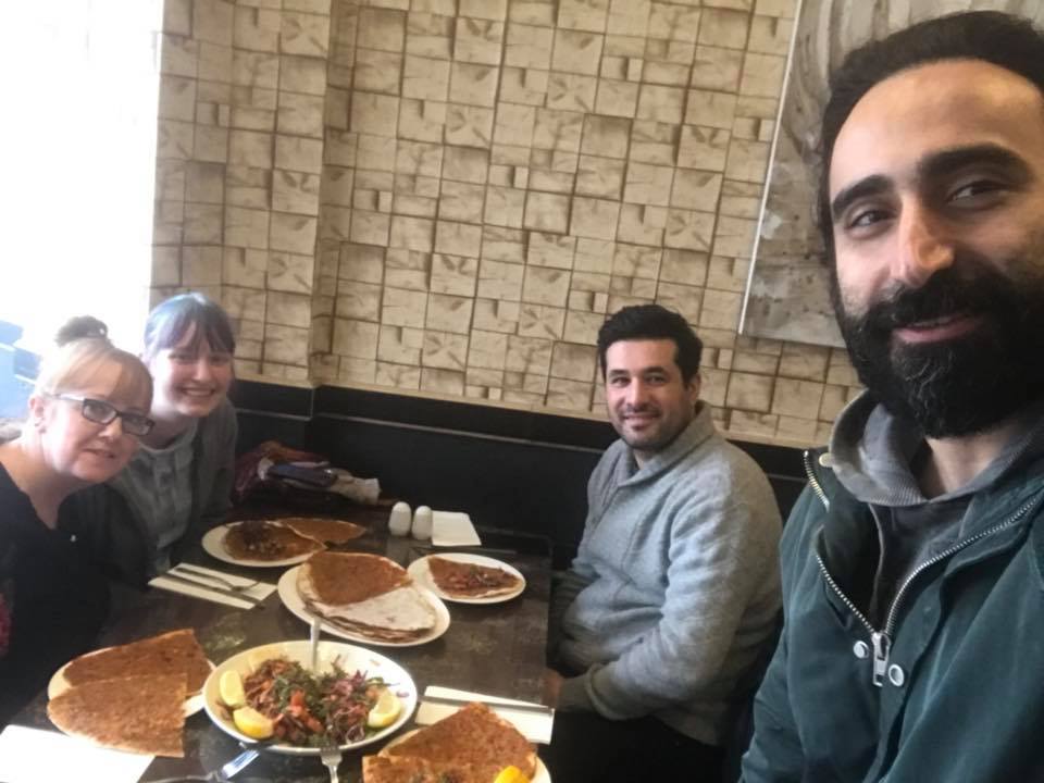 REDWHITECA's tweet photo. Having a break is important sometimes! We decided it would be nice to spend our lunch together and we had a delicious Turkish lunch! https://t.co/CgspoMx3HR