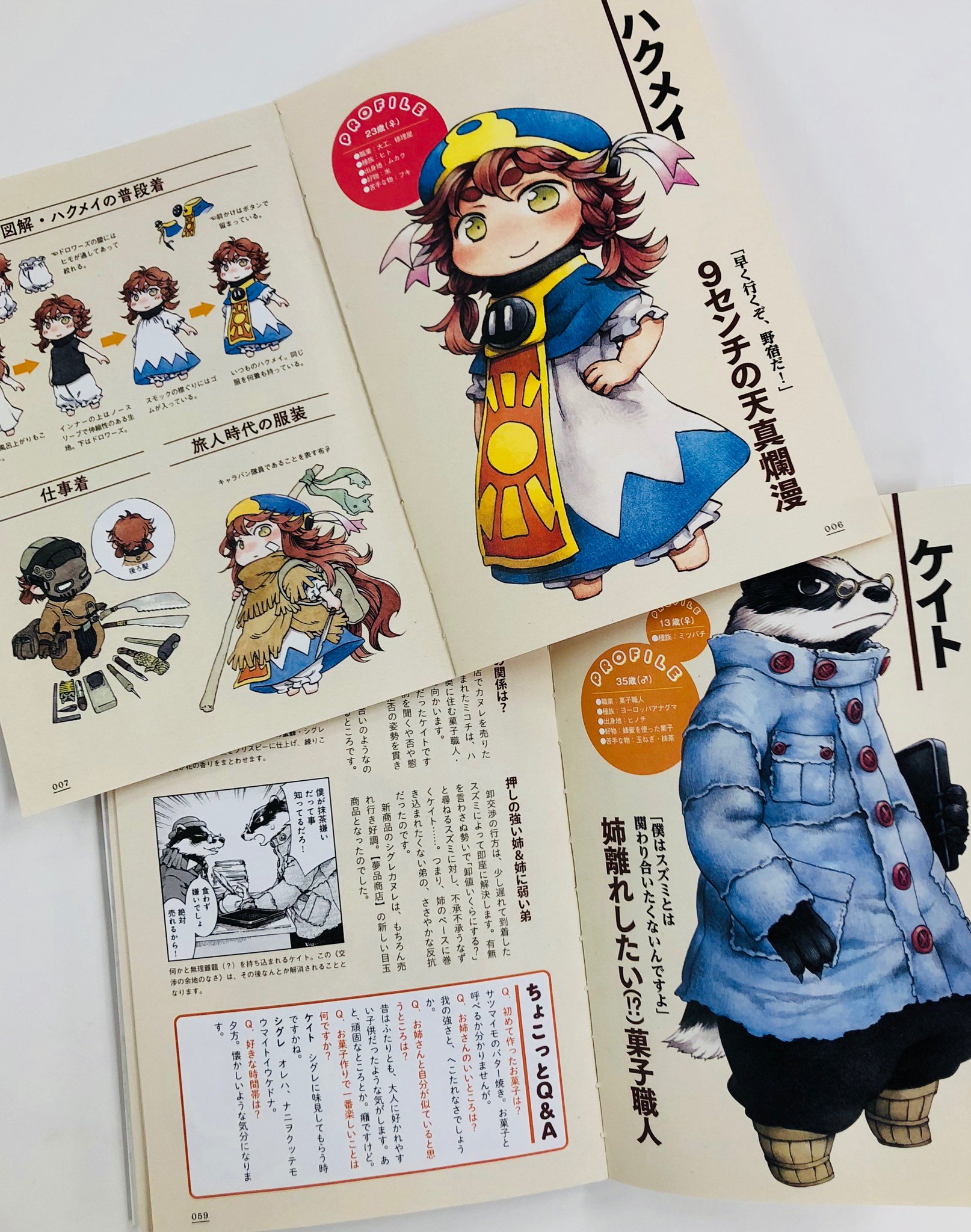 ট ইট র ハルタ １月１５日発売 樫木祐人 ハクメイとミコチ ワールドガイド 足下の歩き方 描き下ろし点数なんと80点以上 どうかしてると言われても仕方ない いやむしろ言ってほしい そんな前代未聞の副読本 キャラ絵はフルカラー 遊び企画も満載