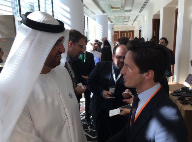 Talking international trade, energy, and environment with H.E. Dr Sultan Al Jaber
<a href="/ACGlobalEnergy/">Global Energy Center</a> @ADSW2018 <a href="/ArcherGreiner/">Archer & Greiner</a> #ACEnergyForum