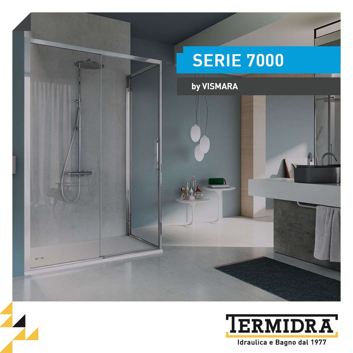 termidra's tweet photo. Seri3 7000 by Vismara
Collezione di cabine doccia scorrevoli che rappresenta l’essenza dell’esperienza maturata in anni di progettazione e produzione di cabine doccia.
Ampia gamma di misure, utilizzabile per soluzioni in nicchia, ad angolo e a parete.
#termidra #partner #vismara https://t.co/4s4ef1nWcD