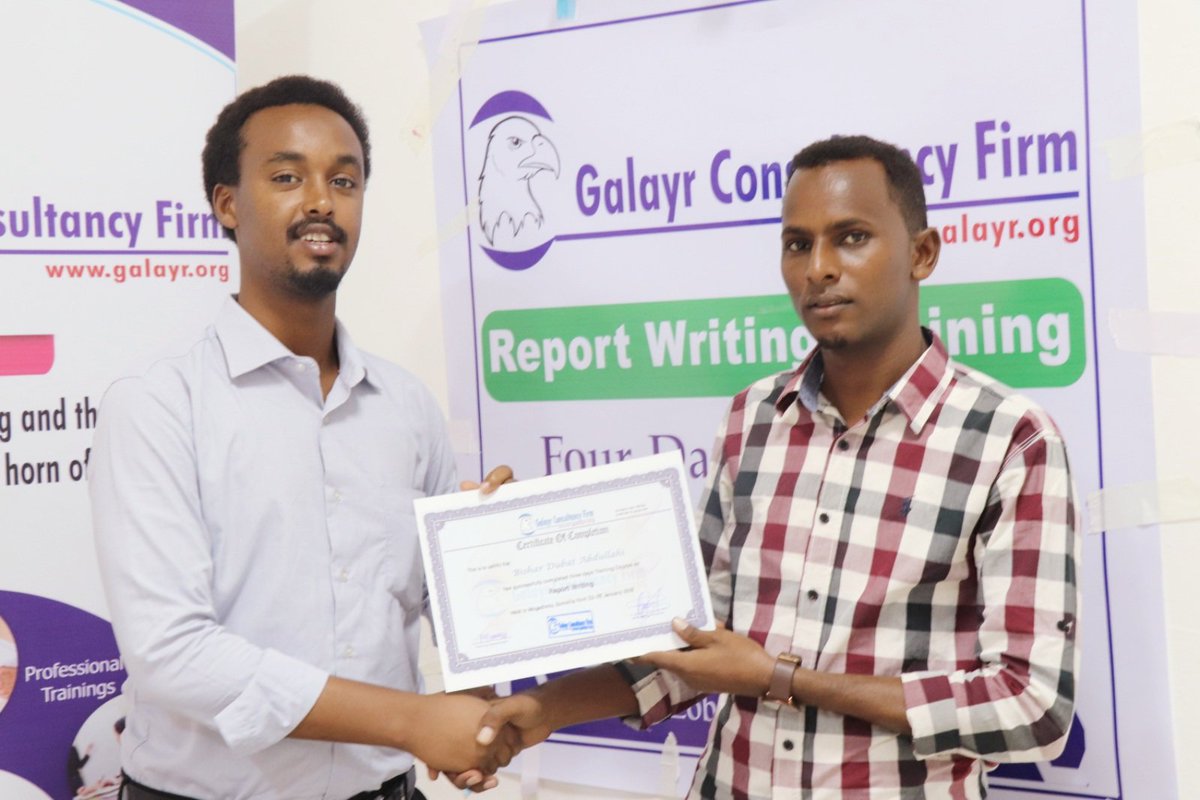 GalayrCF's tweet photo. @GalayrCF completes Four Days Training on Report Writing. https://t.co/l7f2OzVnGJ