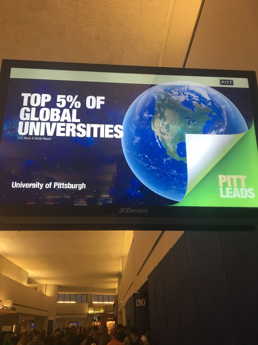 Land in New Jersey and see this everywhere in the Airport. #PittIsIt #H2P