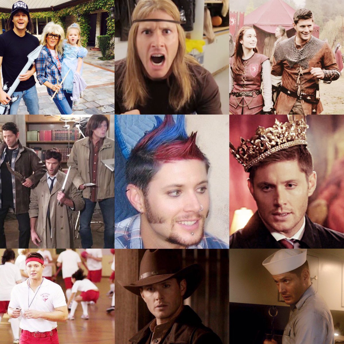 JensenAcklesPL's tweet photo. 💫 | Dzień 36 #jensenhiatuschallenge - Jensen w przebraniu           
@JensenAckles  #SPNFamiIy #supernatural #SaveEnferCon https://t.co/ofRfvrKXOc