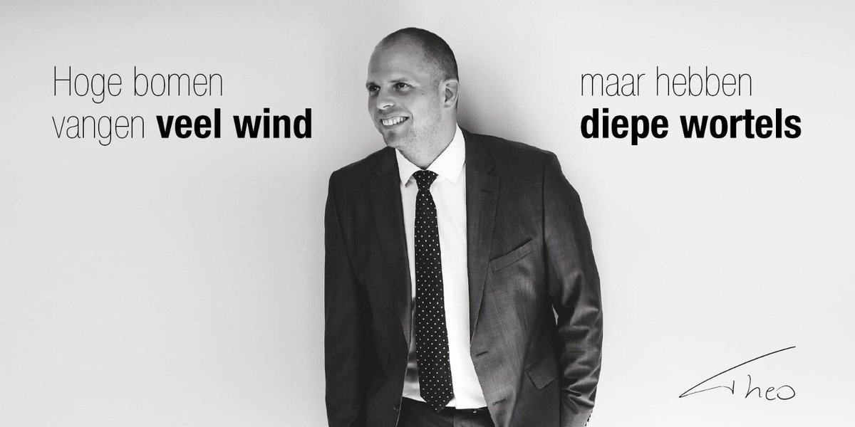 FranckenTheo's tweet photo. Hoge bomen vangen veel wind, maar hebben diepe wortels. 👊 https://t.co/O2Y7DiHssY