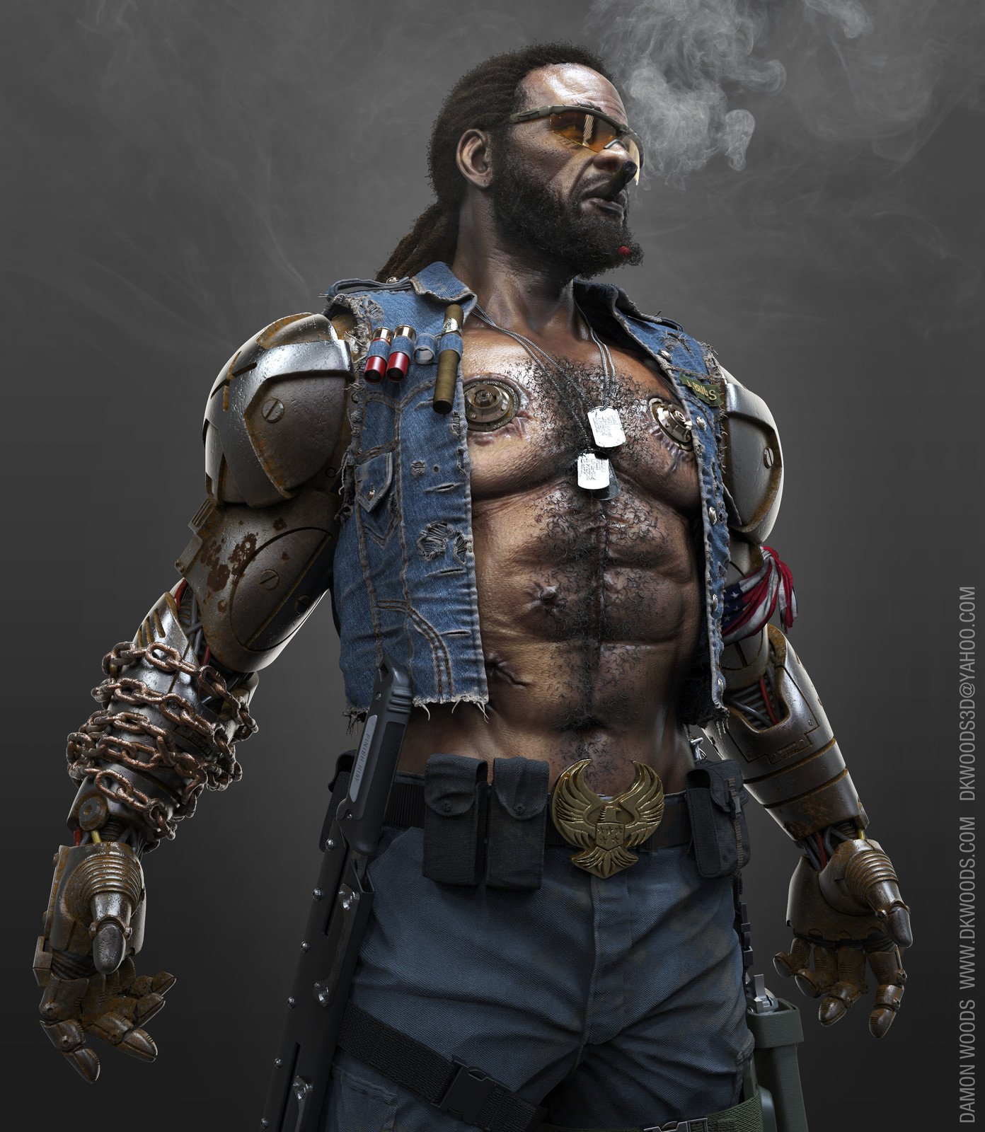 ArtStation - Mortal Kombat 11 - Kano Knives Gear