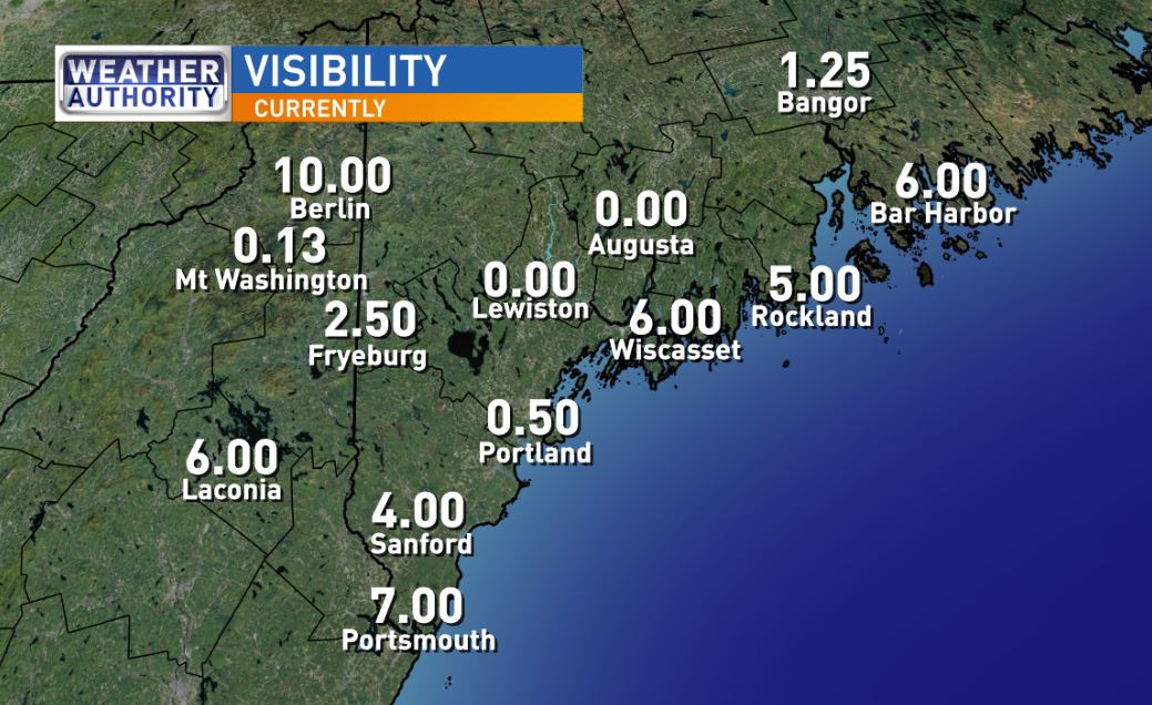 LexieOConnorWX's tweet image. DENSE FOG ADVISORY extended until 5 am Saturday. It is foggy! Down to under a quarter mile in several spots, careful driving. #WeatherAuthority #MEwx #NHwx #fog @WGME