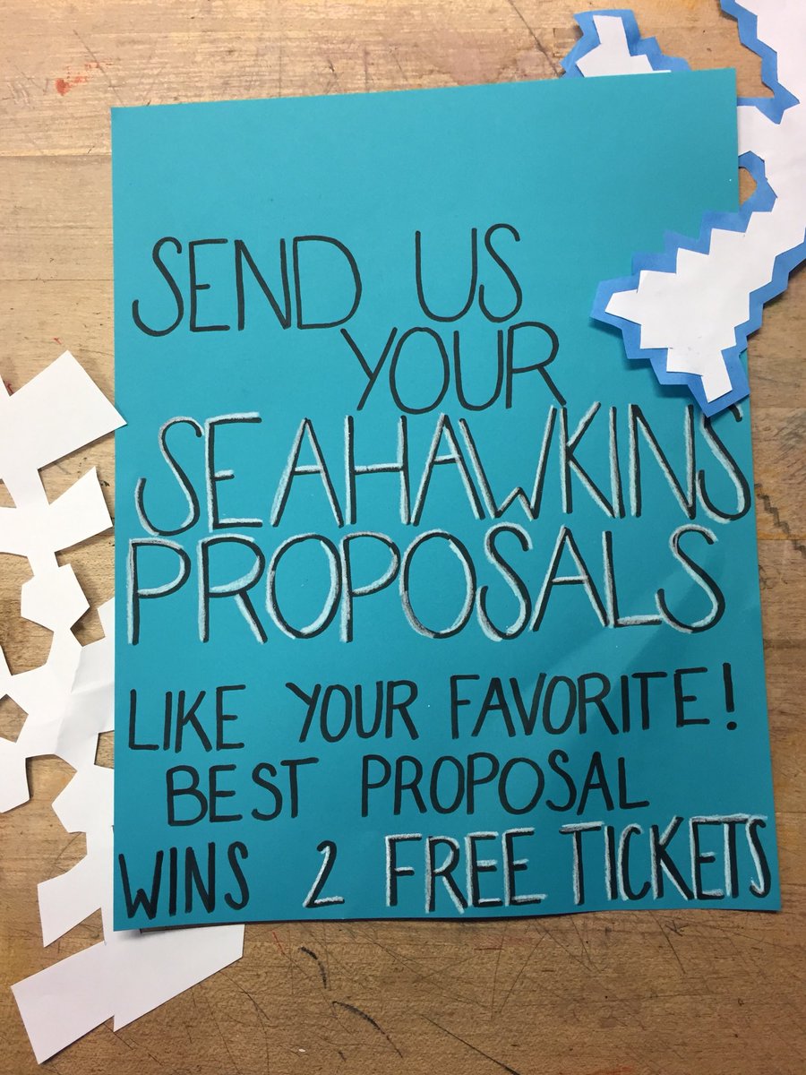 DM your Seahawkins proposals to @ slhs.seahawkins on Instagram. Most likes wins 2 tickets to the dance on Feb 10th!!❄️