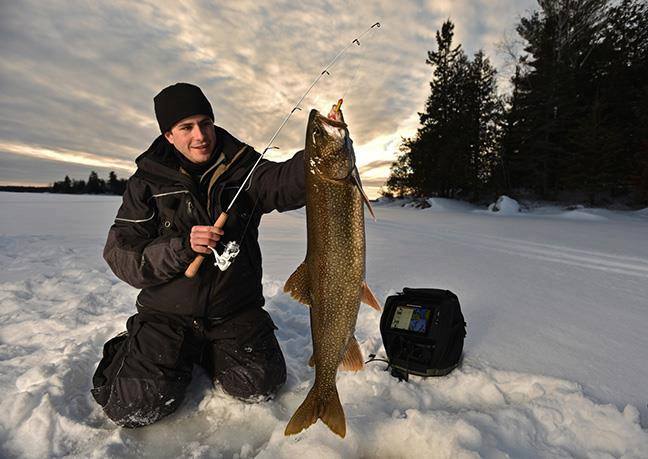 Frabill on X: The added length of Gussy's 38” Heavy Ice Hunter