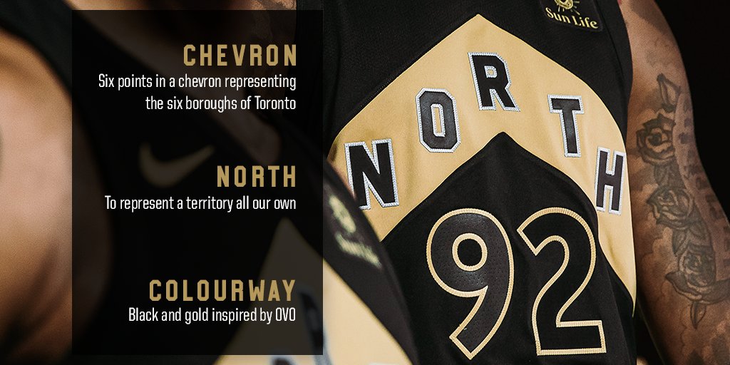 Raptors's tweet image. This that new Toronto.

Presenting our very own OVO Edition Jersey.

Available now at @RealSports &amp;amp; @welcomeOVO.