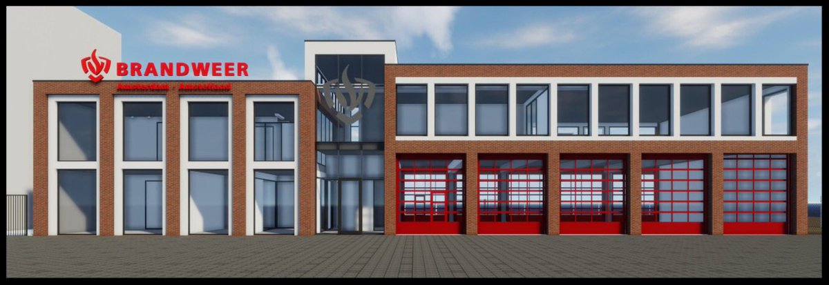 Projectgroep overleg #nieuwbouw #kazerneDiemen start in het nieuwe jaar met cadeau van #reunisten #vereniging #HOEI aan ons als #OD en #VBD #InAllerBelang ... Mooie tekening van huidige kazerne! Dank! Met @Teremy14 <a href="/FirePim/">Pim Van Doorne</a>