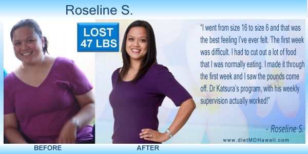 dietMDHawaii's tweet photo. "We decided to call Dr. Katsura because it is a medically supervised program. Everything else that we tried before was not and it didn’t work for us. Dr Katsura’s program, with his weekly supervision actually worked!” – Roseline S. Click here to know more: https://t.co/kOoam1WQ0I https://t.co/acjOXRPw8g