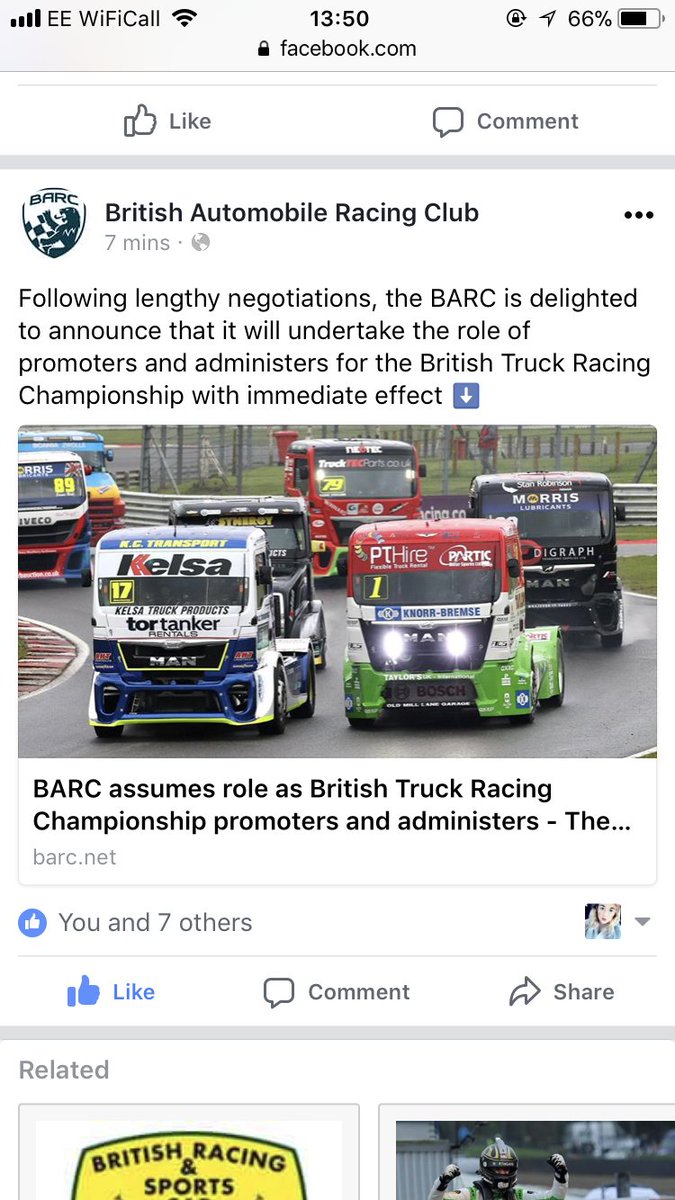 Bintracing5's tweet photo. Update @OfficialBARCHQ #barc #btra #britishtruckracingassociation #2018season #countdown #brandshatch #bringiton https://t.co/nXhxEoOi8j