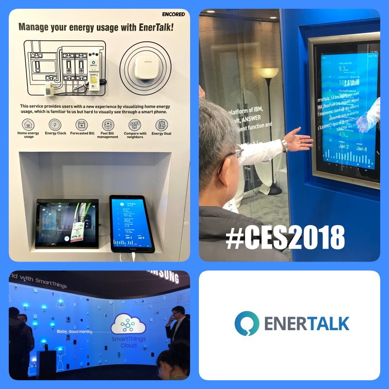 enertalk's tweet photo. Demonstrating EnerTalk technology for energy monitoring at CES2018
#CES2018 #Samsung #SmartThings #EnerTalk #IoT https://t.co/mUgCY8tOJO