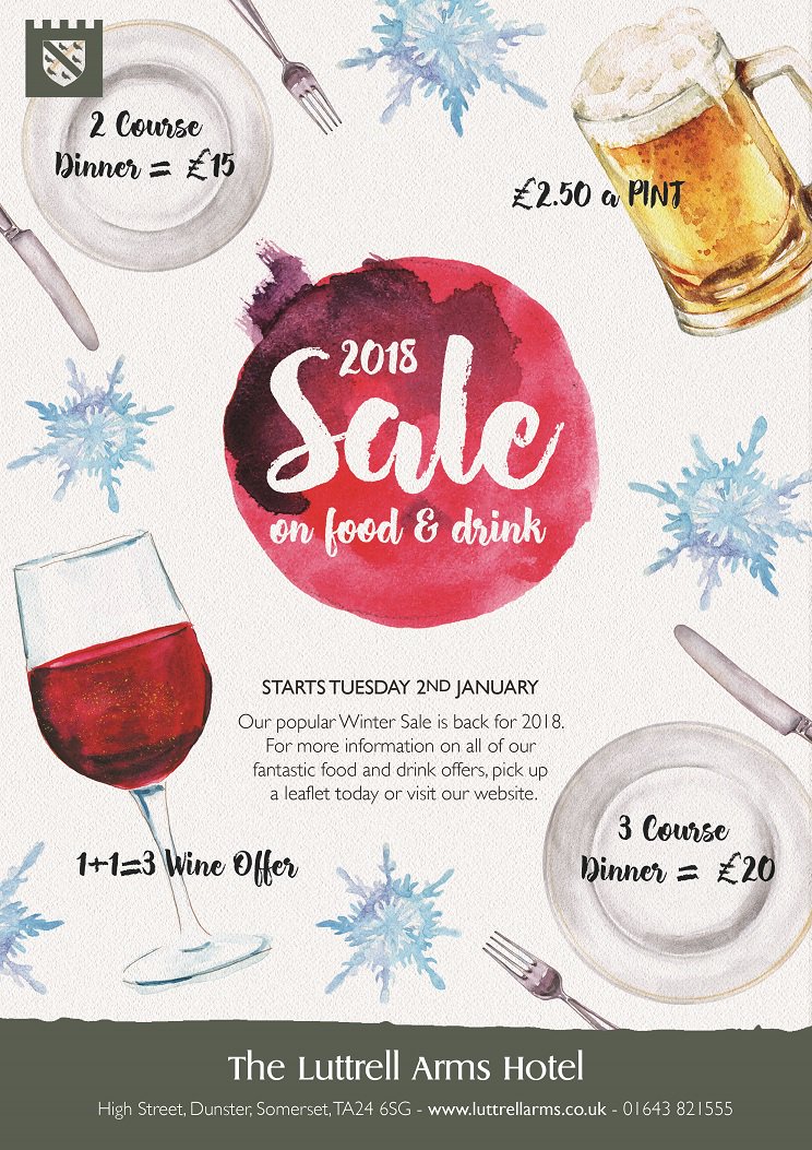LuttrellArms's tweet image. More than a bit tempting food and drink offers during January! Call in for a pint or come in and enjoy our winter special menu. Call 01643 821555 luttrellarms.co.uk  @visitexmoor @dunsterofficial