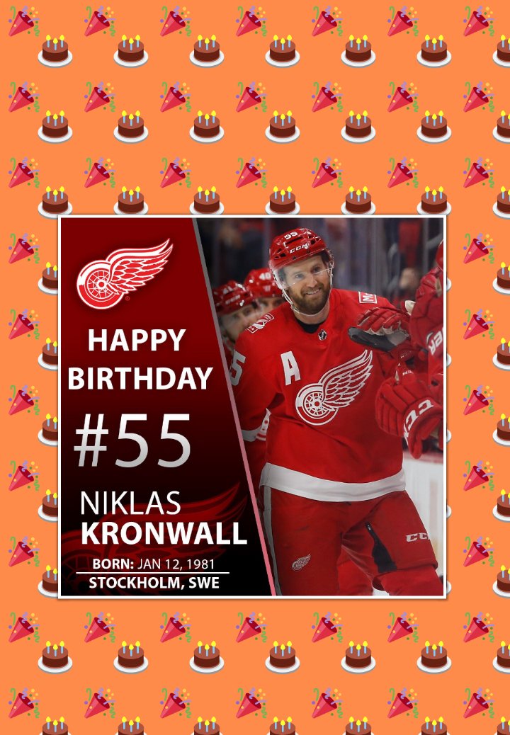 Also happy birthday to Niklas Kronwall! 