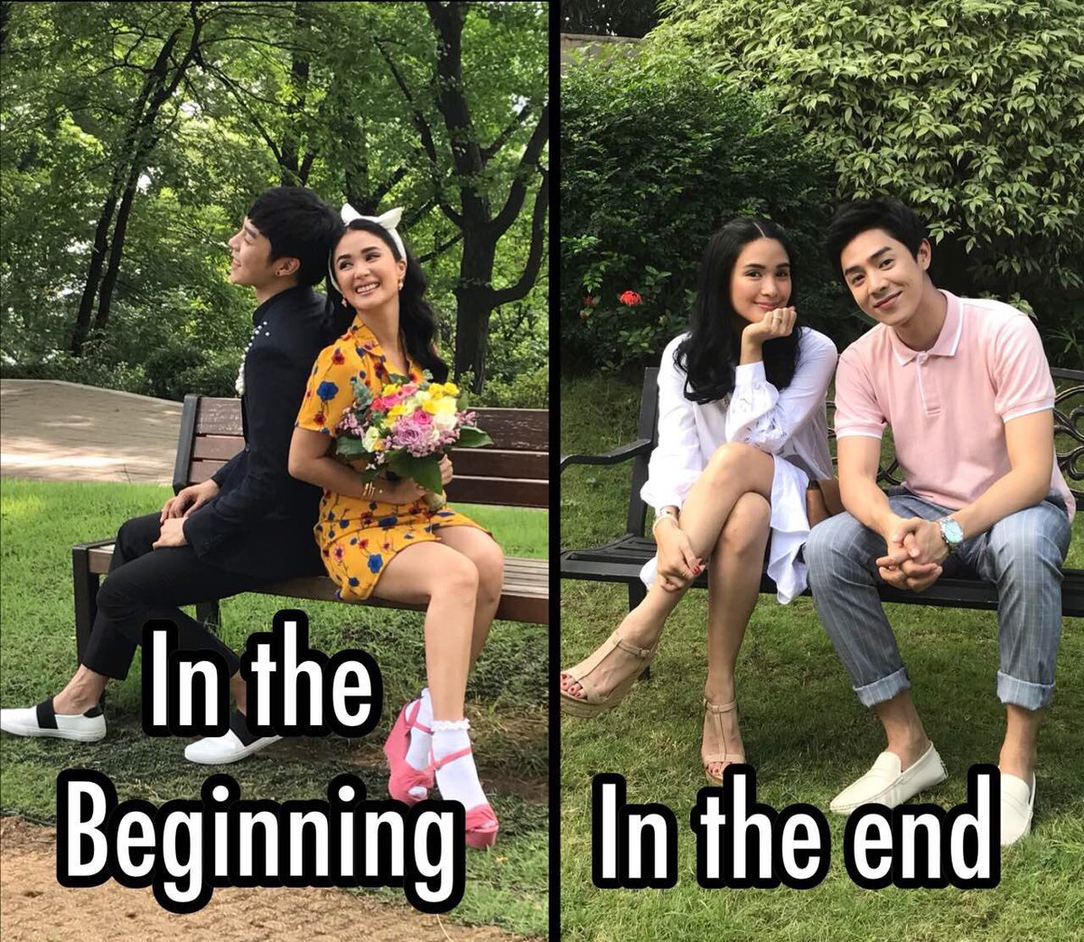 alexander_0729's tweet photo. THIS SCENE! Direk Mark Reyes noticed. First time meeting in Korea VS Last shooting in Philippines. We came a long way. :) #BestChemistry #MKJKiligFinale https://t.co/OwRQUiwlmF