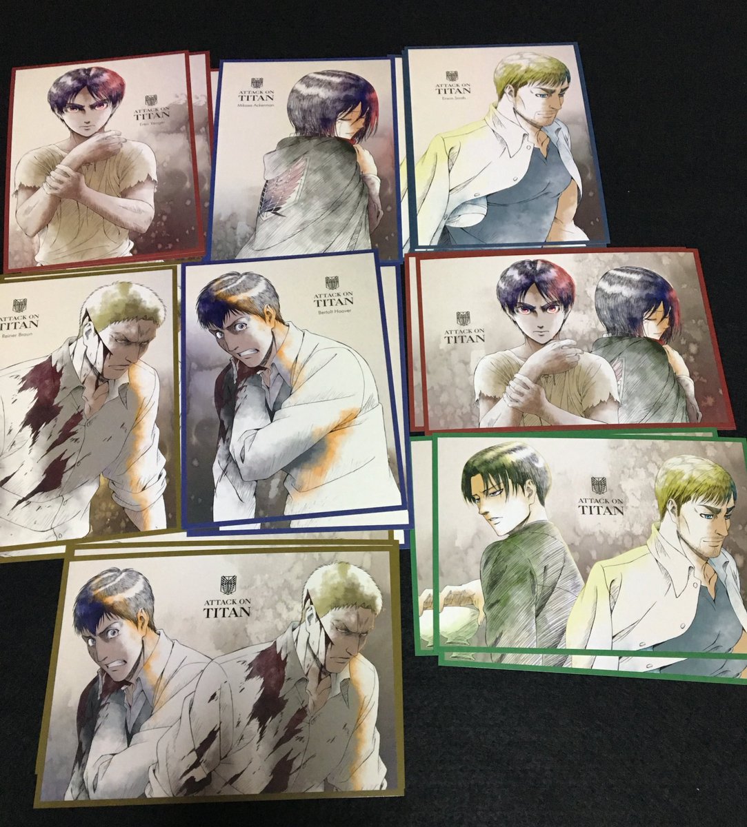 琳音 お取引用 Auf Twitter 交換 進撃の巨人 I Gストア キャラウムカフェ ポストカード 譲 I Gポストカードのエレン3 ミカサ 2 エルヴィン3 ライナー3 ベルトルト3 エレン ミカサ3 リヴァイ エルヴィン3 ライナー ベルトルト3 求 キャラウムカフェ