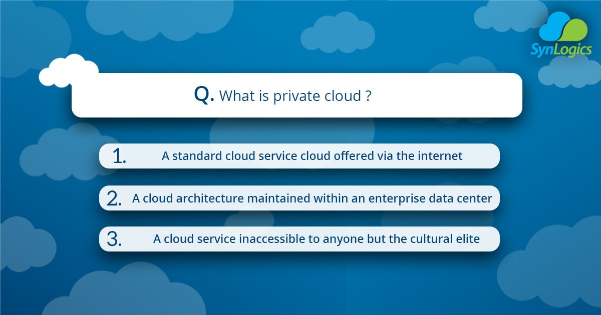 Synlogics's tweet image. #WeekendQuiz: Want to check your knowledge? Here&apos;s an easy one. Answer the question and figure out for yourself.

#Quiz #SynLogicsTalk #SynlogicsTest #TechnologyQuiz #FridayFeeling #FridayMadness #questiontime #QuestionOfTheDay #CloudComputing #techtips #TechnologyNews #weekend