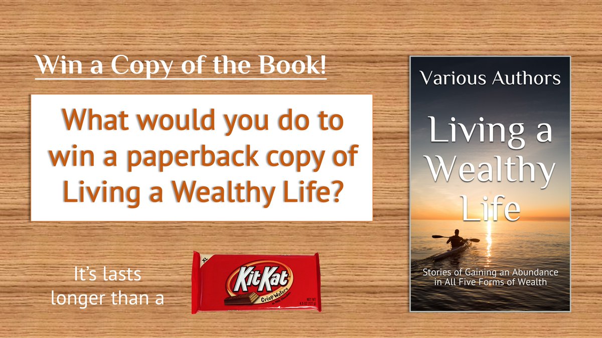 Would you eat a bug? Hide your wife's keys? Drink milk from the jug? Give a rat a squeeze? What would you do to win a copy of Living a Wealthy Life? Share this post &amp; tag us in your video for your chance to win. We'll pick the best! amazon.com/dp/B074TY55M7/