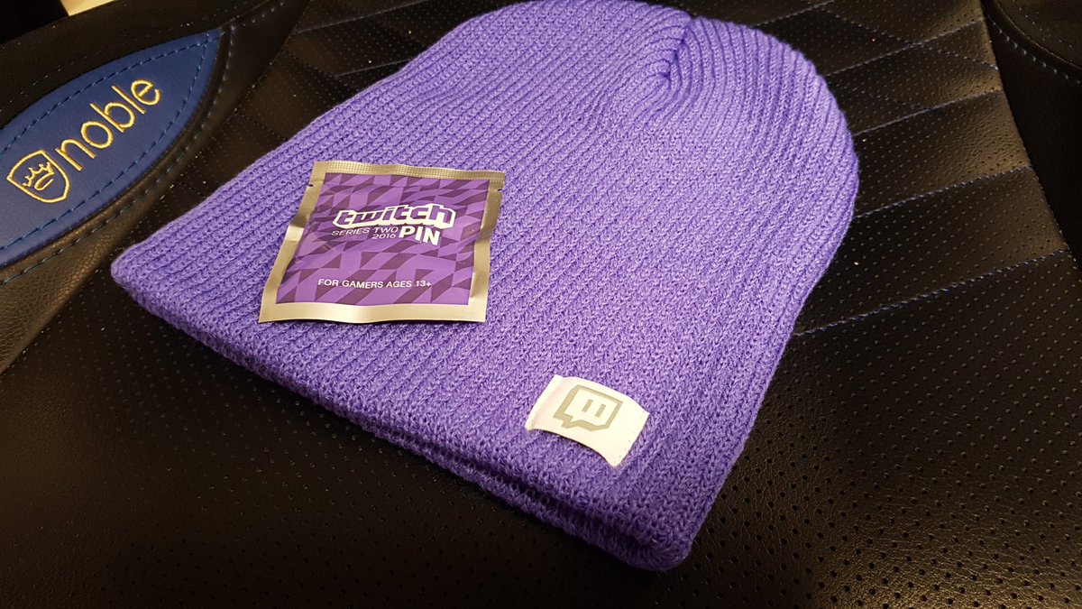fiveub's tweet image. I'm giving away an official Twitch beanie and a limited edition 2016 pin! Give this a retweet and you'll be entered into the draw! Winner will be picked on Monday!