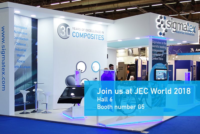 We're exhibiting at JEC World 2018!