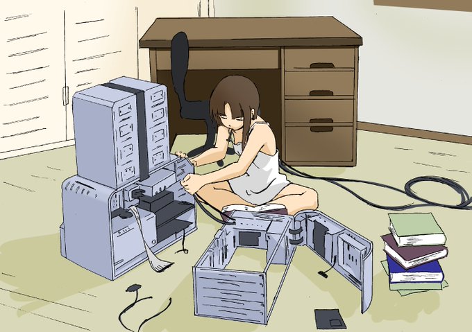 lain の幼女が薄着でパソコンいじってるシーンがなんか良かった 