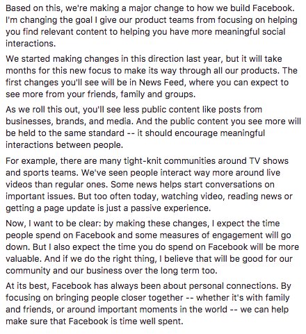 Stocktwits's tweet photo. If you missed it, this Facebook post from Mark Zuckerberg is why $FB is dropping today.

https://t.co/YteCMtpei2 https://t.co/z1MVW6KVKY