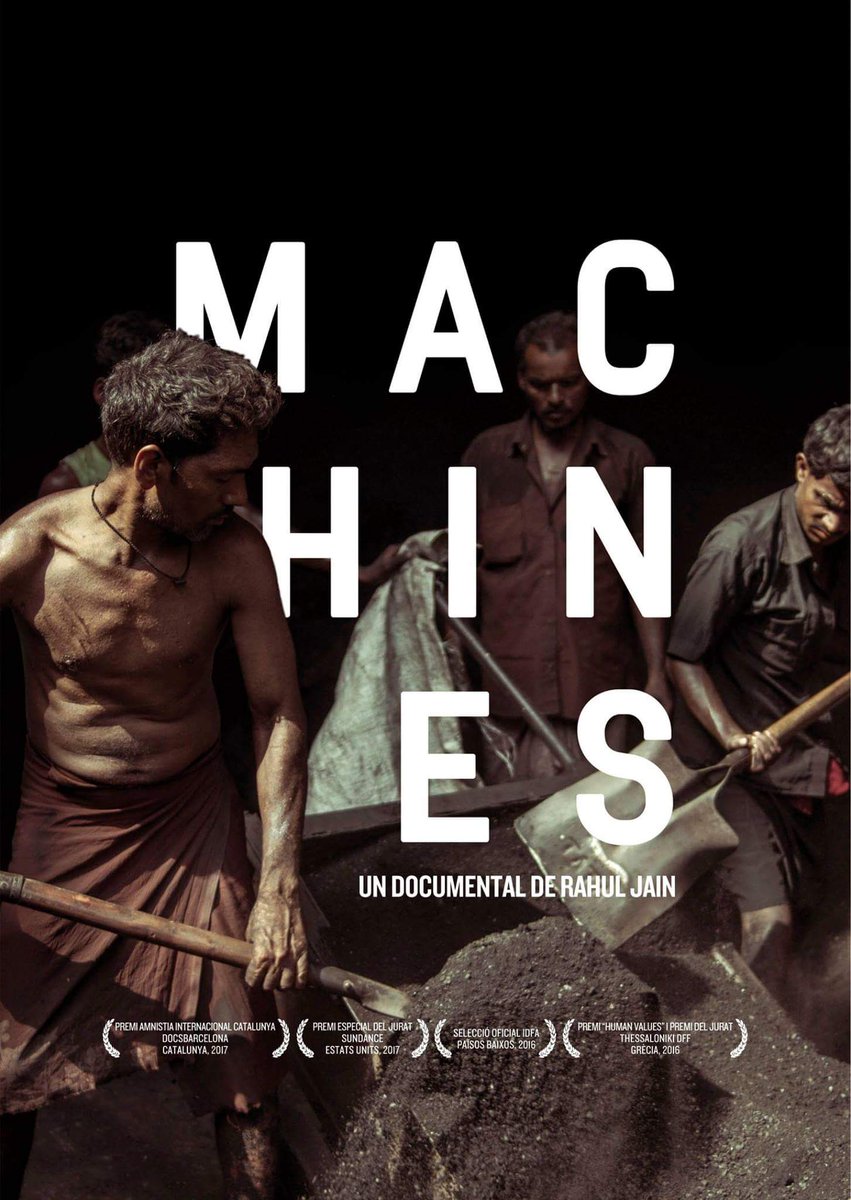 comunitart's tweet photo. 🎞️🎥Per aquest mes tenim el documental MACHINES!! Una pel·lícula hipnòtica, laberíntica i desoladora🎞️🎥
T'esperem el proper dimecres 31 de gener a les 20.30 h. a la Biblioteca Pública de Maò!!#comunitart #machinesmovie @DocsBarcelona https://t.co/ooJiXrwf4k
