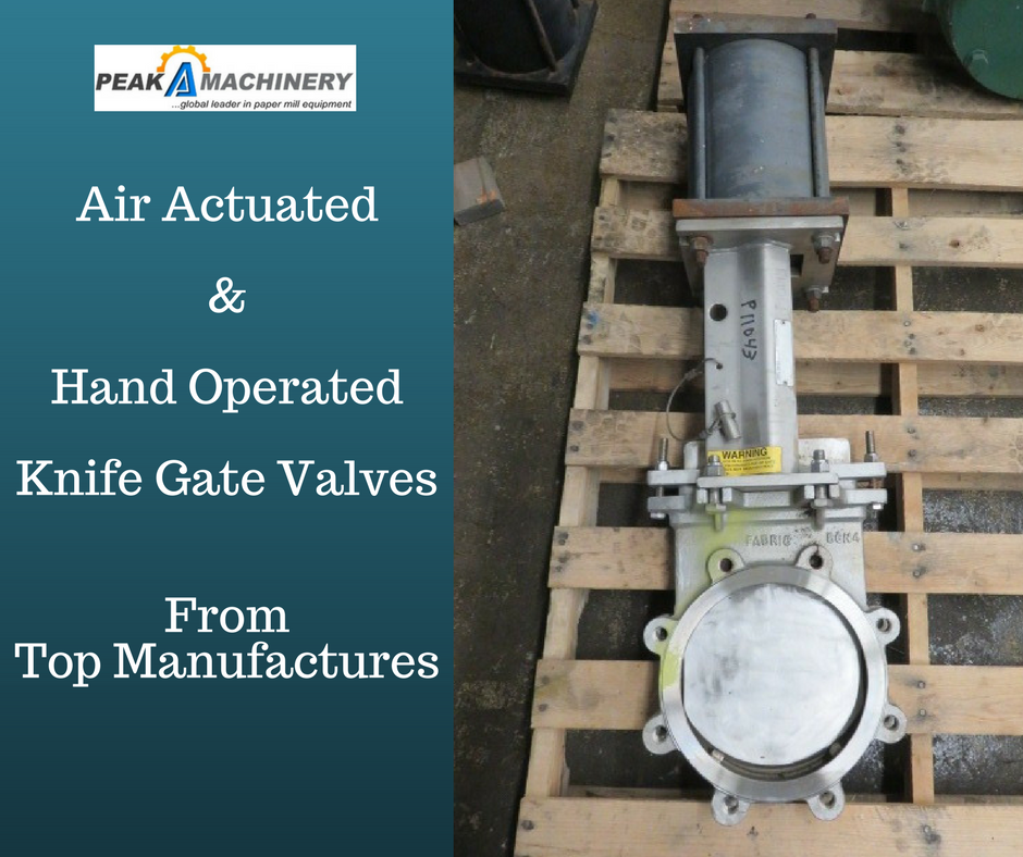 peakmachinery's tweet photo. Hand Operated and Air Actuated Stainless Steel Knife Gate Valves at Peak Machinery. https://t.co/y7QcBpptnV
#valves #pumpvalves #StainlessSteel #carbonsteel #papper #pulp #industrial https://t.co/eWVd6BSGJ0