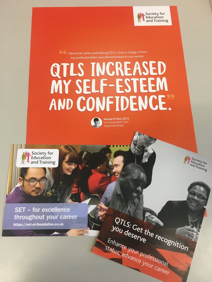 E_T_Foundation's tweet photo. Would you like to promote #QTLS in your organisation? Need some collateral? Contact us on Communications@etfoundation.co.uk and we can send you some! #GetSETforQTLS https://t.co/6AolyVOQ9q