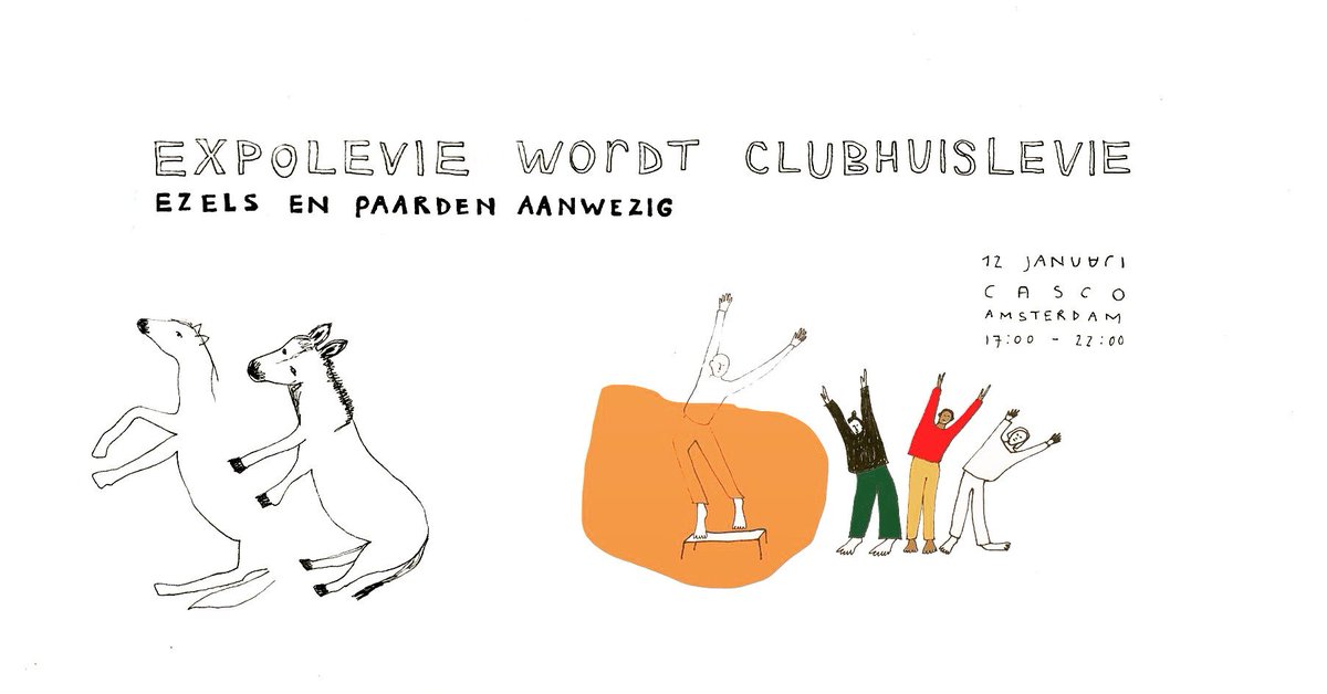 Vanavond #clubhuislevie de expo-editie, tussen de Paarden en Ezels - #Nachtsnuiver #blog #Amsterdam nachtsnuiver.nl/blog/11january…