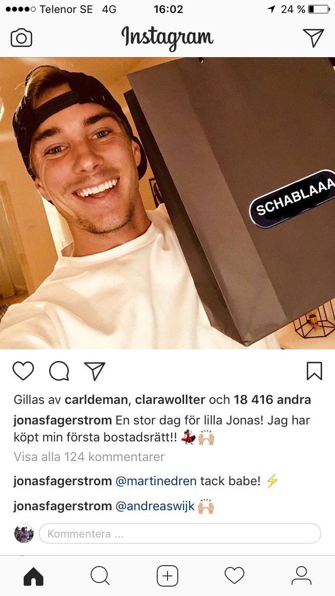 KallquistViktor's tweet photo. Ironin i att de är fans som "ronnygradin" som sponsrat hans lägenhet 😂 https://t.co/W6TDu9tnIb
