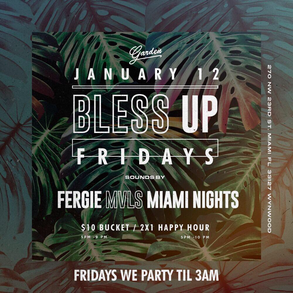 PHMUpdates's tweet image. BLESS UP! Every Friday, 8pm til @GARDENWYNWOOD
270 NW 23rd St Miami FL 33127
Music by @DjFergie @Iam_Mvls
#GardenWynwood #Miami #Wynwood  #MiamiVibes  #BlessUpMiami #powerhousemarketing 🎥 @Res_PowerHouse #respowerhouse #phm #wecoverdifferent #theneweraofmedia