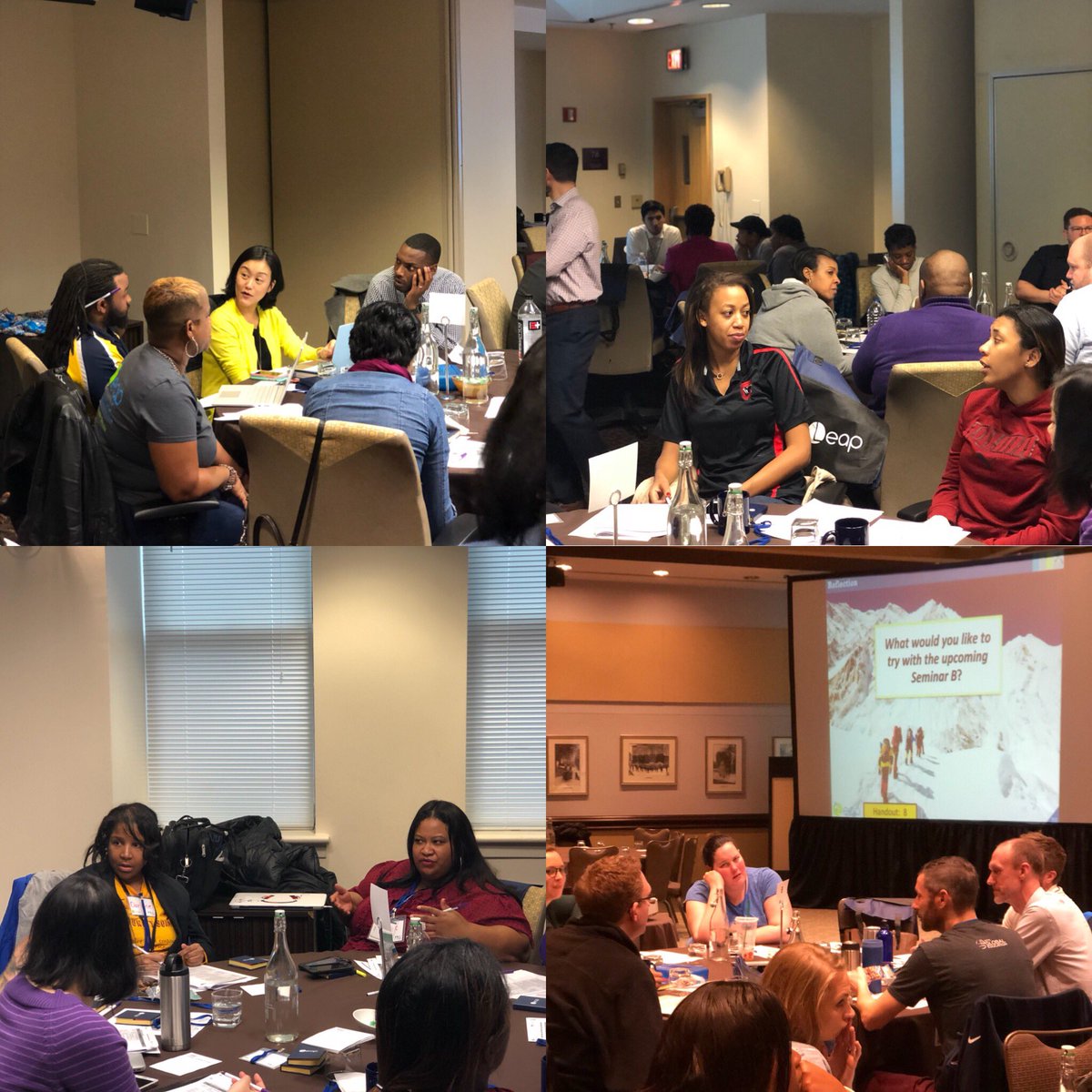 DCPSLeap's tweet image. LEAP Leaders engaging in collaborative conversations to strengthen their adult leadership skills @dcpublicschools #dcpsrising