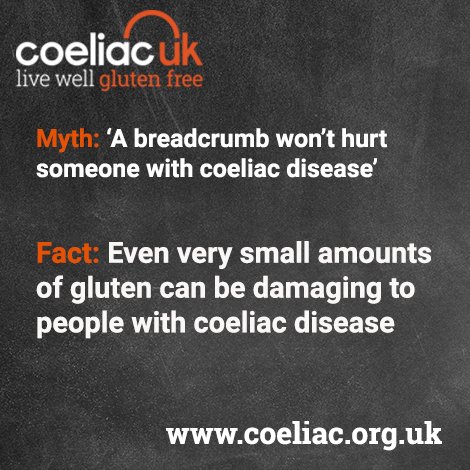 The only treatment for #coeliac disease is a strict #glutenfree diet for life: coeliac.org.uk/treatment