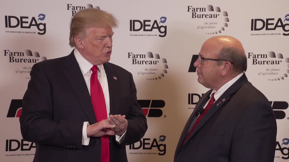 This week President Donald J. Trump joined us at #AFBF18 to address more than 4,000 members and sign two new executive actions!   #FarmBureauFriday bit.ly/2DqM0sg