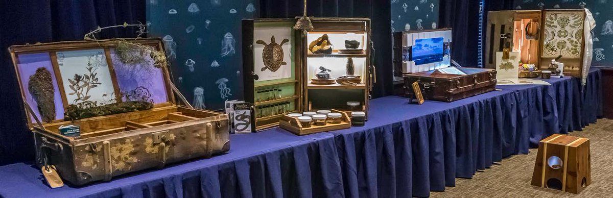 Next week (Jan 16-19), the #LSUMNS will have a temporary exhibit on display, "Crude Life Portable Museum: A Citizen Art and Science Investigation of Gulf of Mexico Biodiversity after the Deepwater Horizon Oil Spill." Come check it out! lsu.edu/mns/news/2017/…