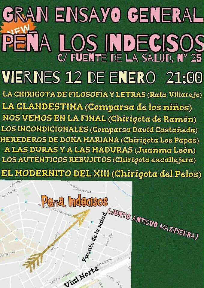 Y otro ensayo más que nos llega para hoy viernes