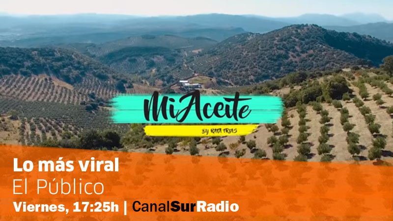 CanalSurRadio's tweet photo. ¿Conoces el vídeo #viral en el que unos jóvenes jiennenes, de #Frailes, hacen una parodia sobre la #RecogidaDeAceituna? Se llama  #MiAceite y hablamos con uno de los #protagonistas ahora en @elpublicocsr | @RFriasHumor @VivirParaViajar ▶️🔊 https://t.co/RKkMpl3gYh https://t.co/aNevfDscmT