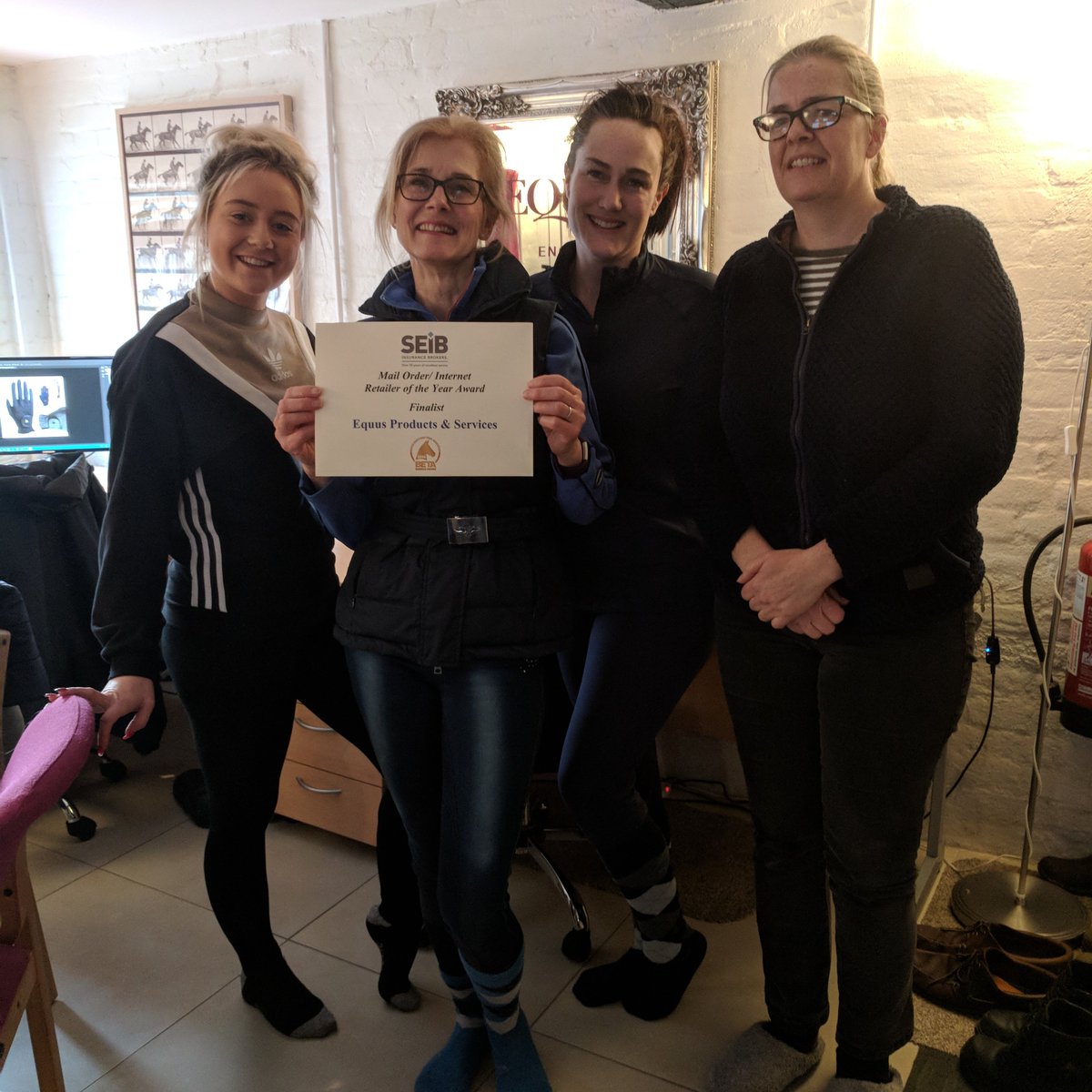 We are thrilled to have been nominated as finalists in BETA's SEIB Equestrian Retailer of the Year 2018. Thank you for all your support and fingers crossed for the final later this month!

#equus #equestrian #seib #beta #award #finalist #ThankYou