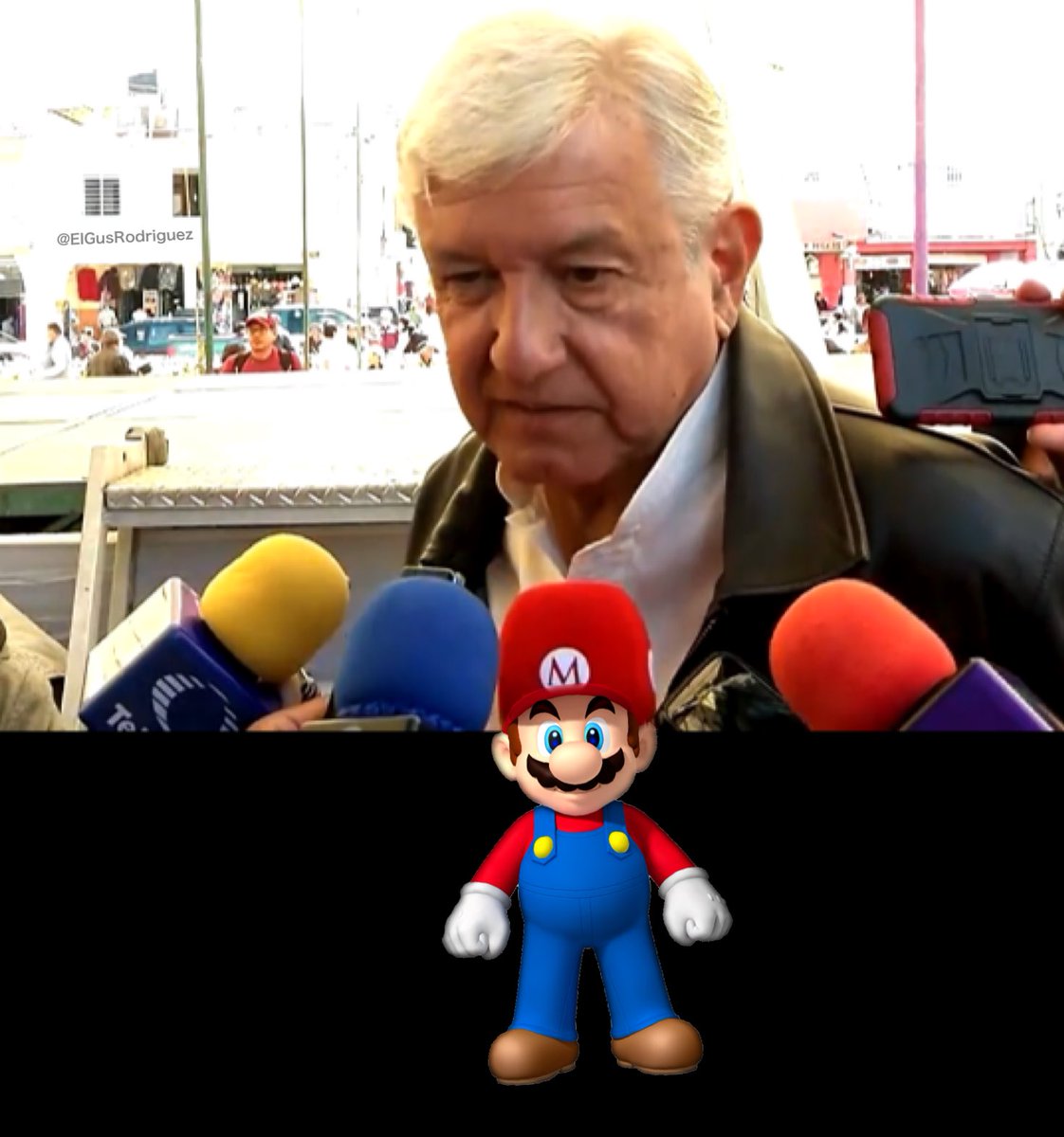 Elgusrodriguez's tweet image. Cuando veo el micrófono de Milenio no puedo dejar de imaginarme a Mario debajo.